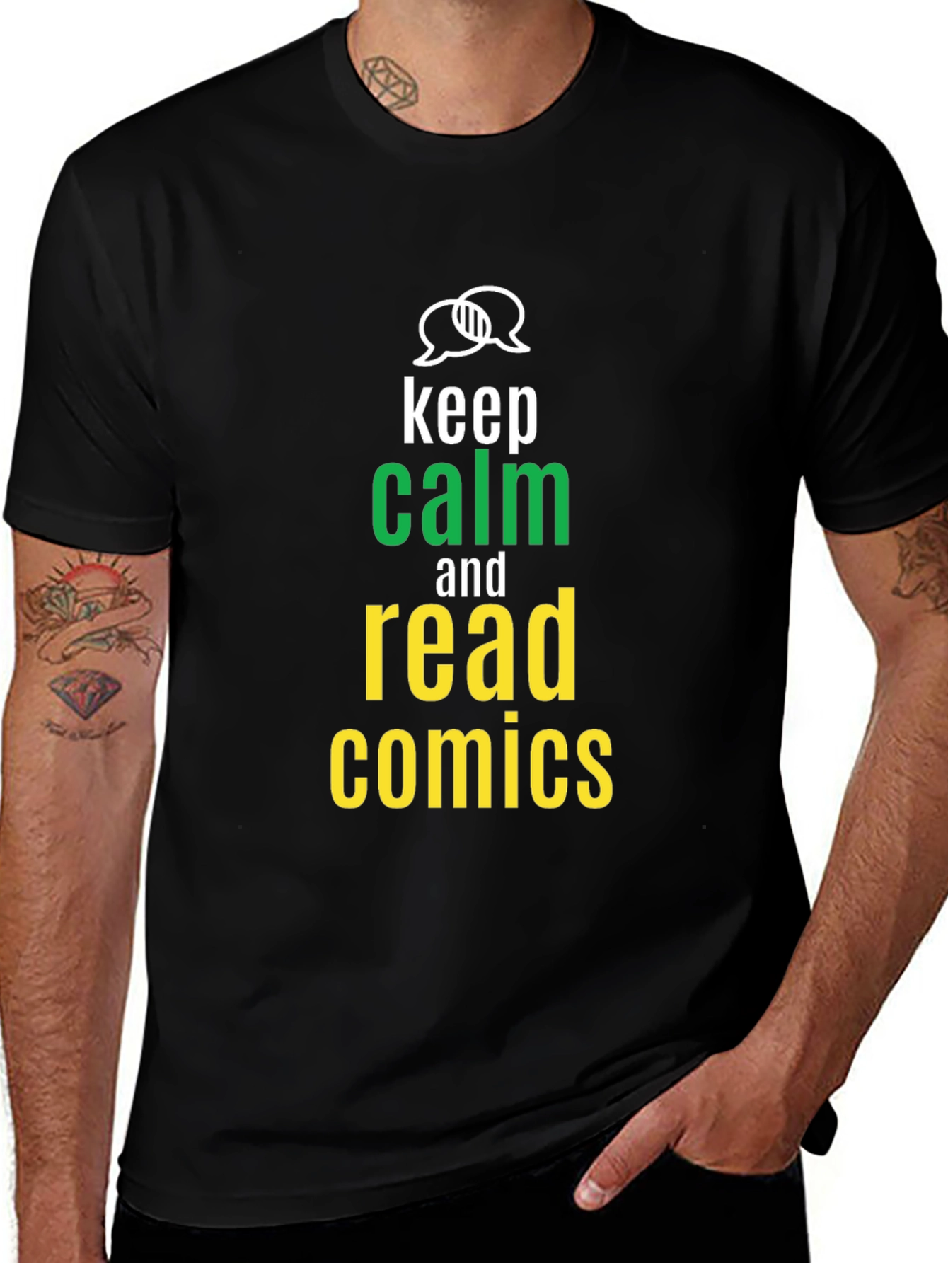 Keep Calm and Read Comics T-Shirt