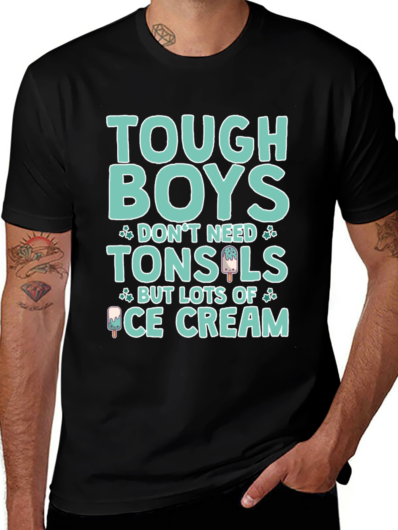 Variant 20 of Tough Boys Ice Cream Graphic Tee