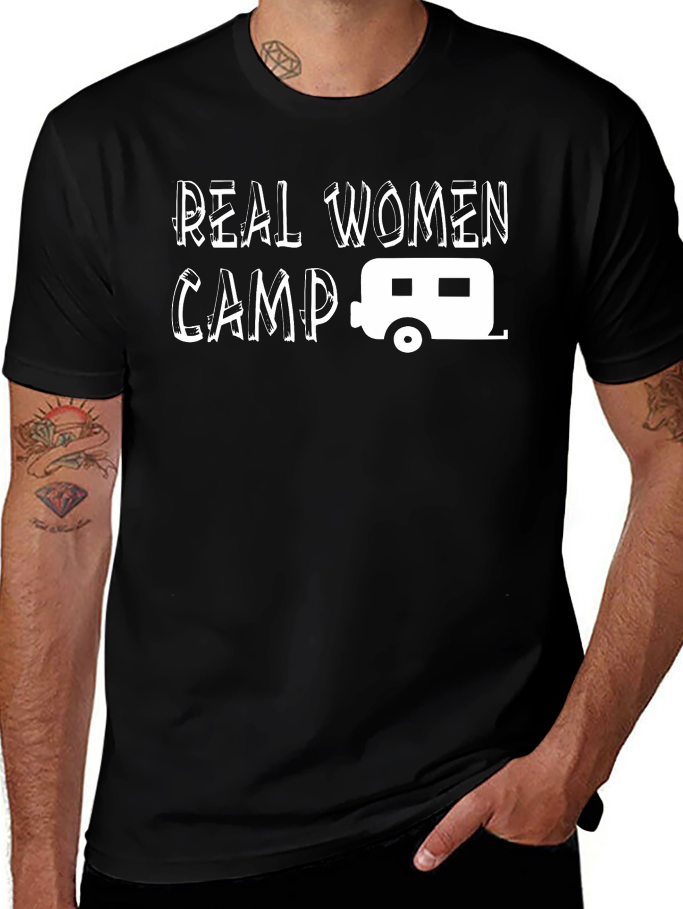 Real Women Camp Graphic T-Shirt