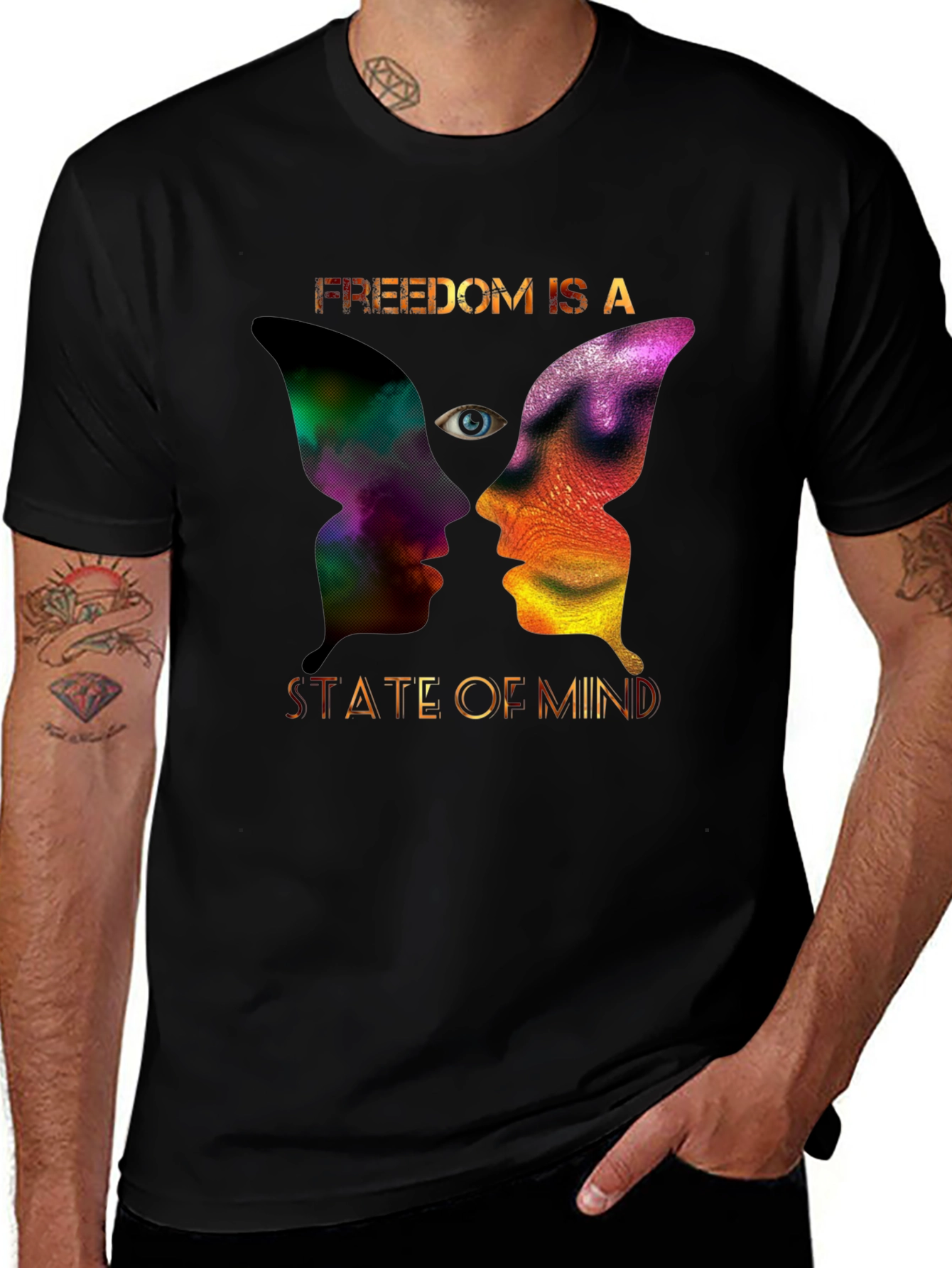 Variant 28 of Freedom is a State of Mind Graphic Tee