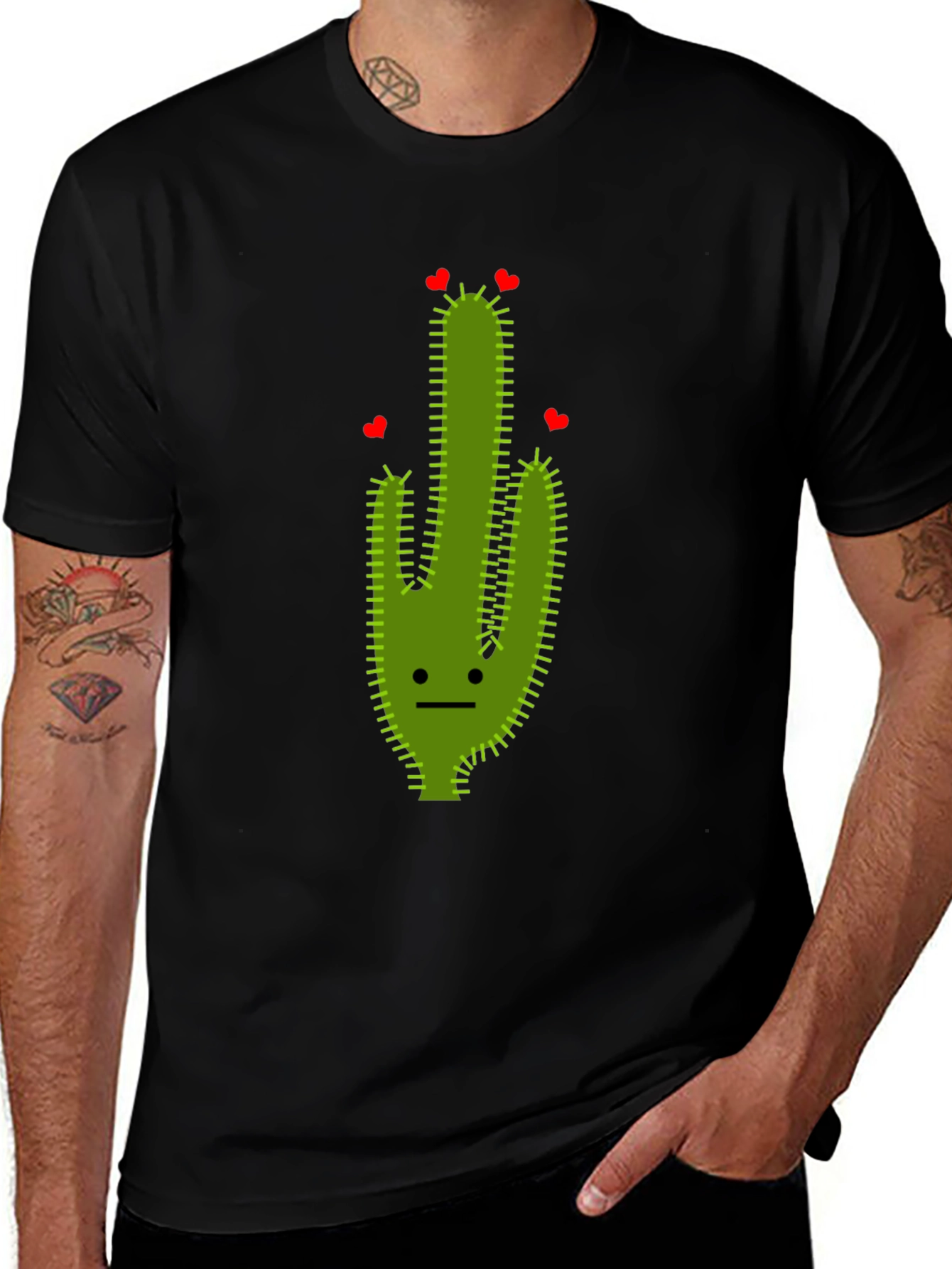 Variant 11 of Cactus Love T-Shirt - Funny Graphic Tee