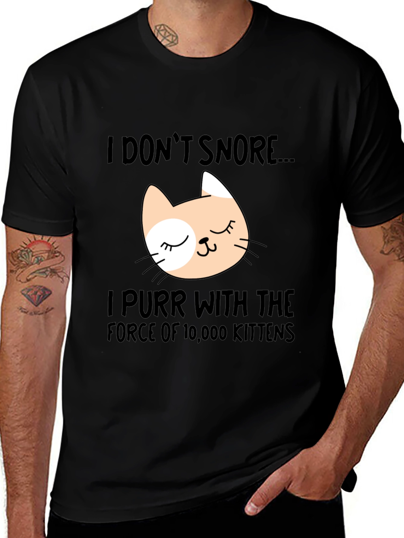 Variant 19 of Funny Cat Purr T-Shirt
