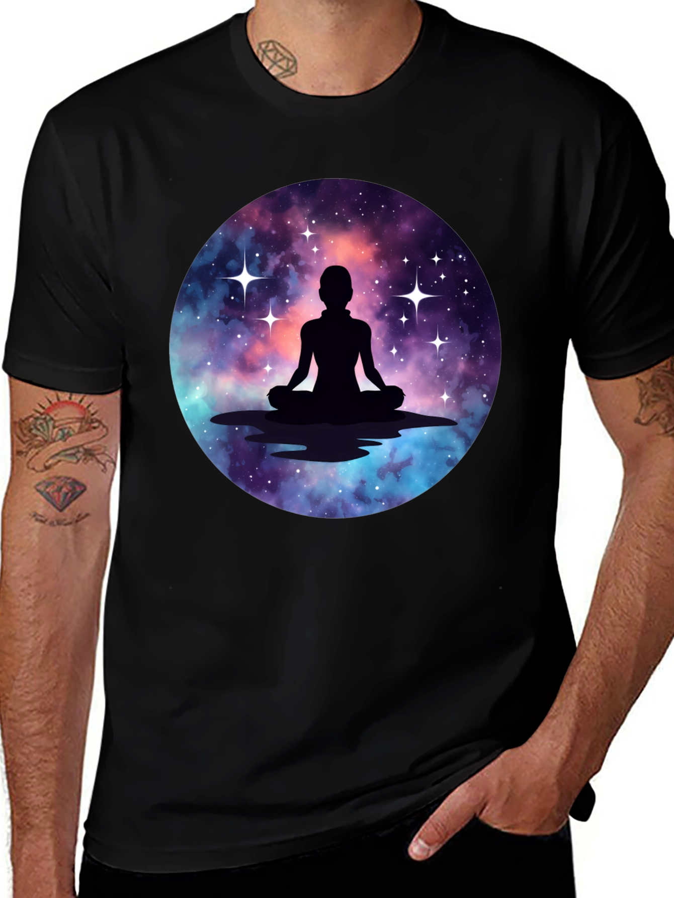 Variant 20 of Cosmic Meditation T-Shirt - Celestial Harmony