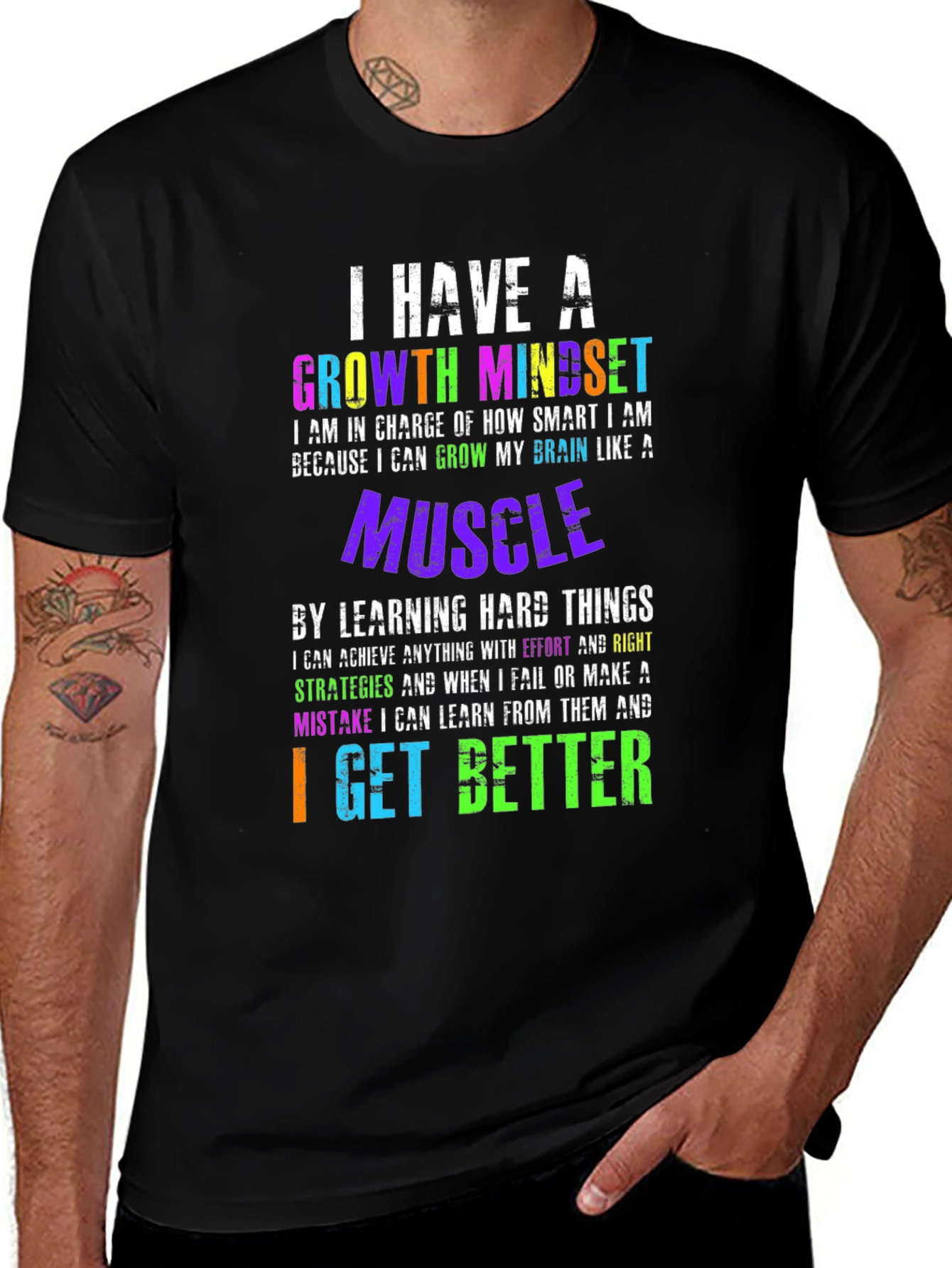 Growth Mindset T-Shirt - Motivational Tee
