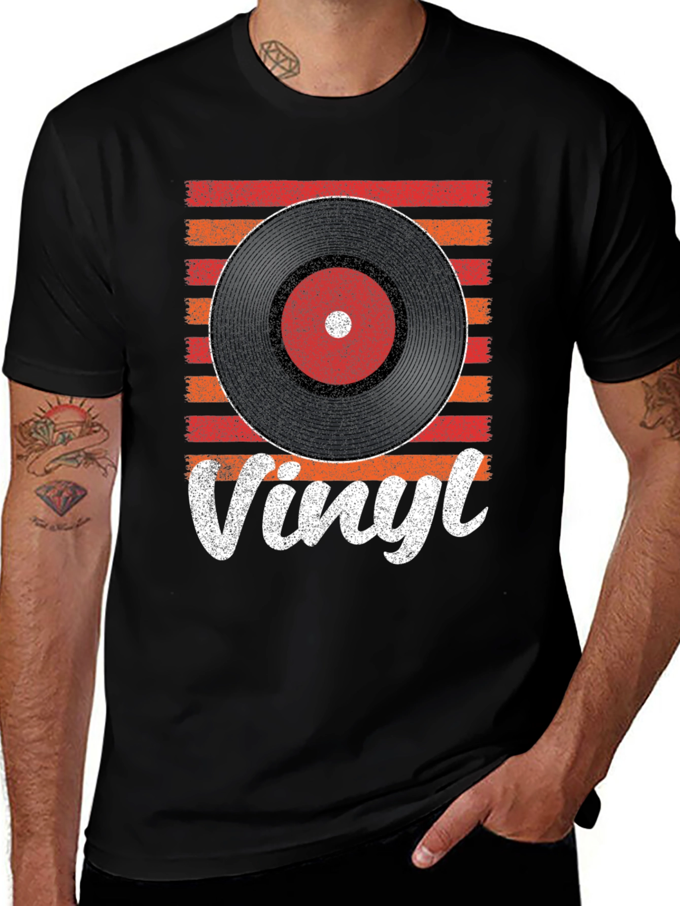 Variant 30 of Vintage Vinyl Record Graphic Tee - Retro Music Lover Shirt