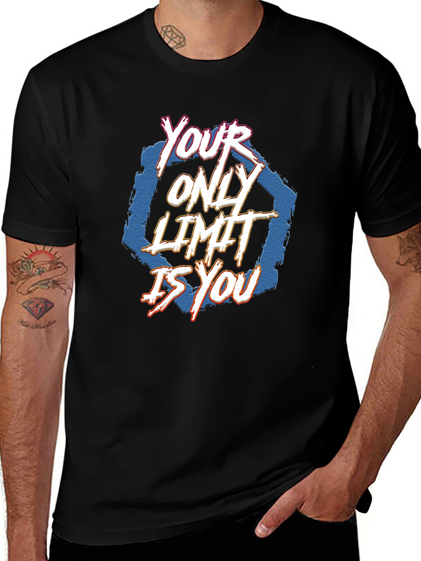 Variant 3 of Your Only Limit Is You T-Shirt - Motivational Tee