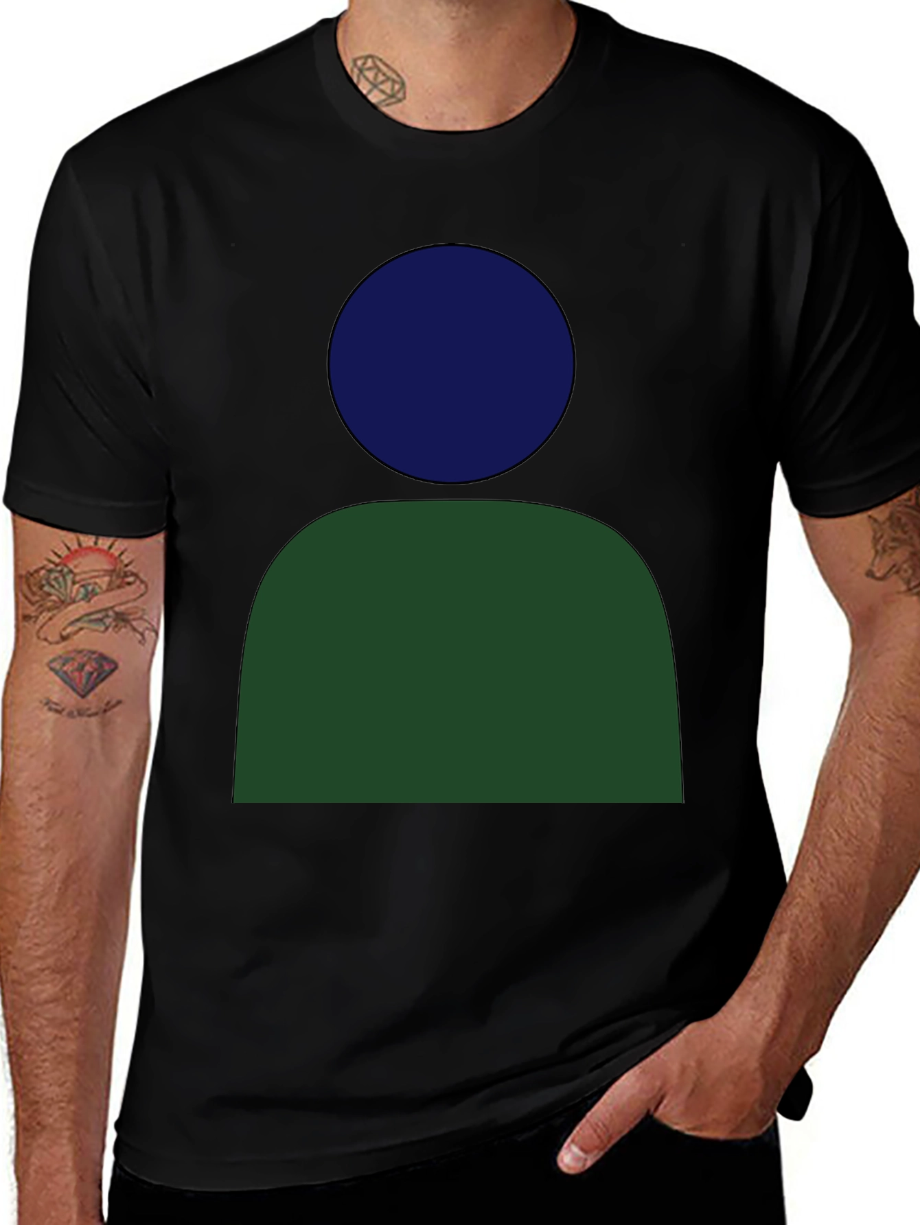 Variant 16 of Abstract Graphic Tee - Modern Casual Style