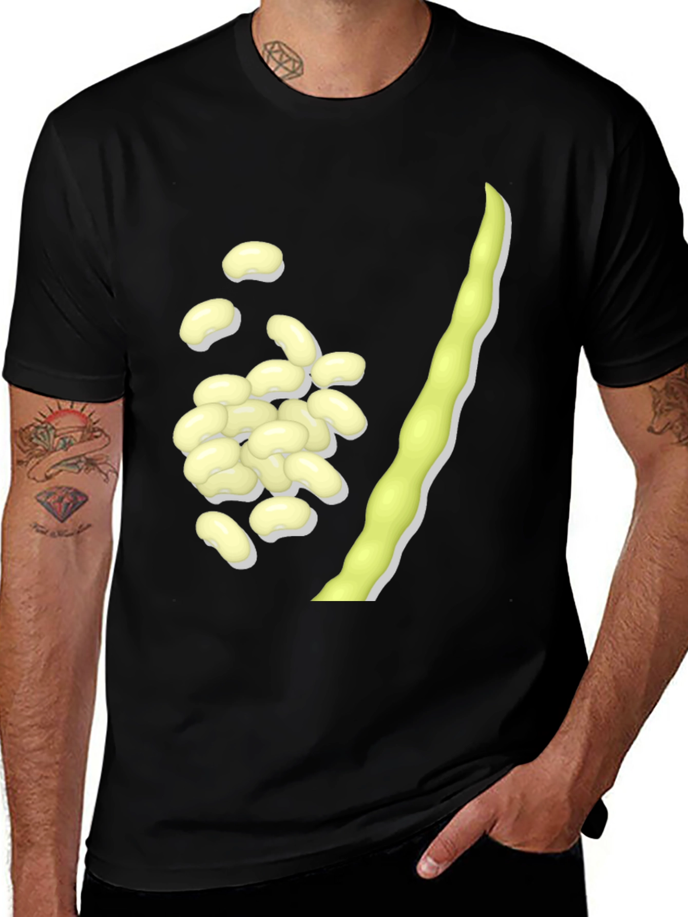 Variant 25 of Funny Bean T-Shirt - Unique Graphic Tee