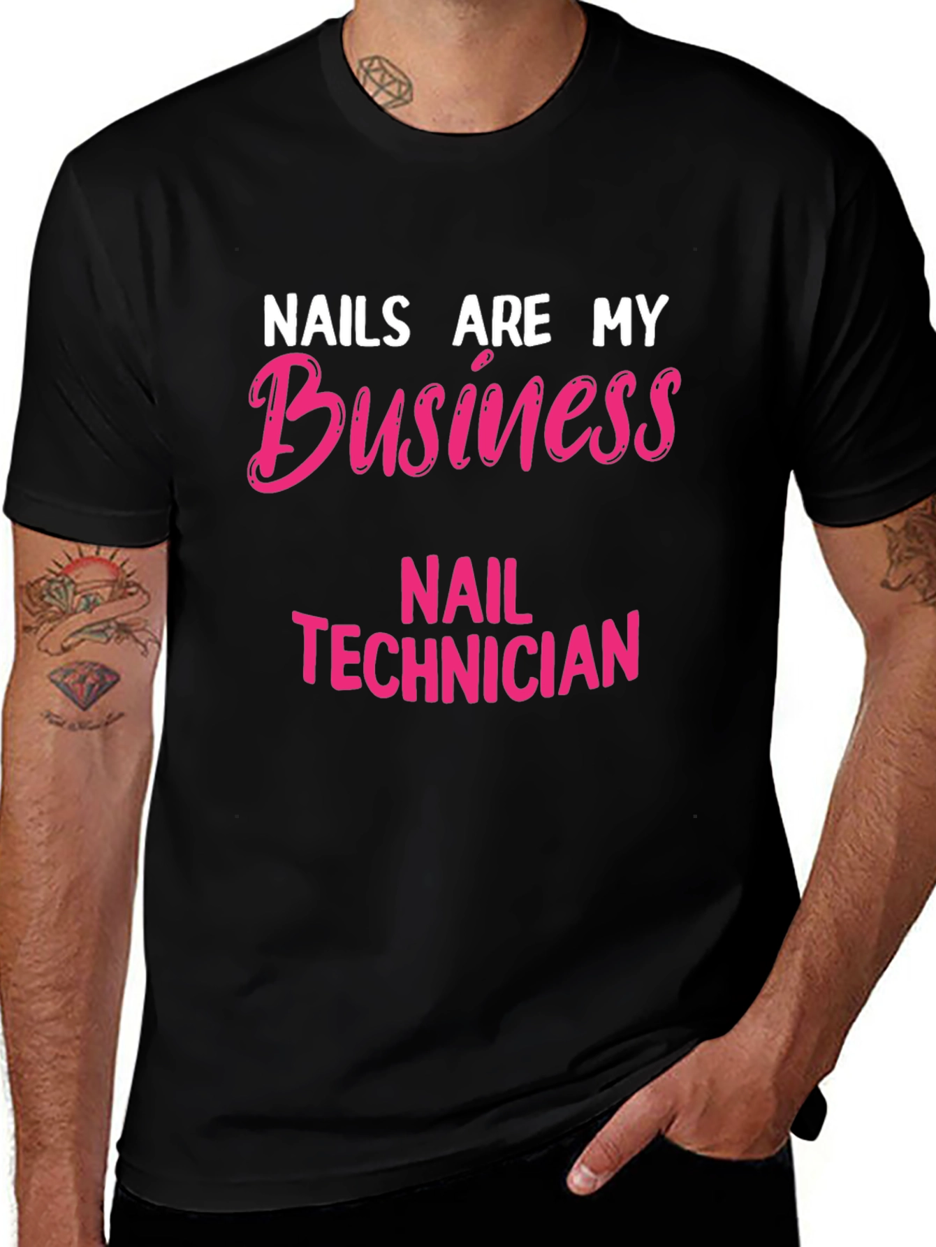 Variant 17 of Nails Are My Business T-Shirt Nail Technician Tee