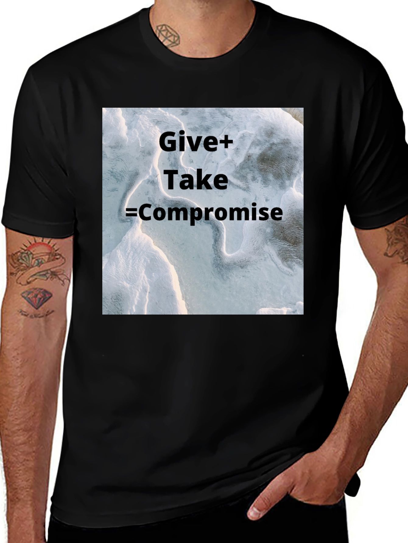 Variant 28 of Give Take Compromise Graphic T-Shirt
