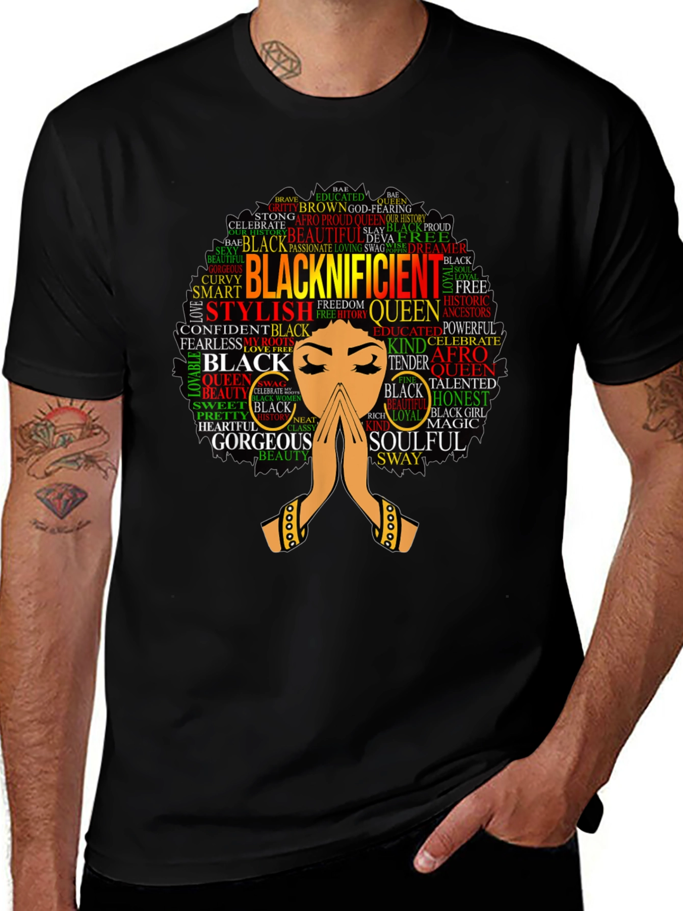 Blacknificent Queen Graphic T-Shirt