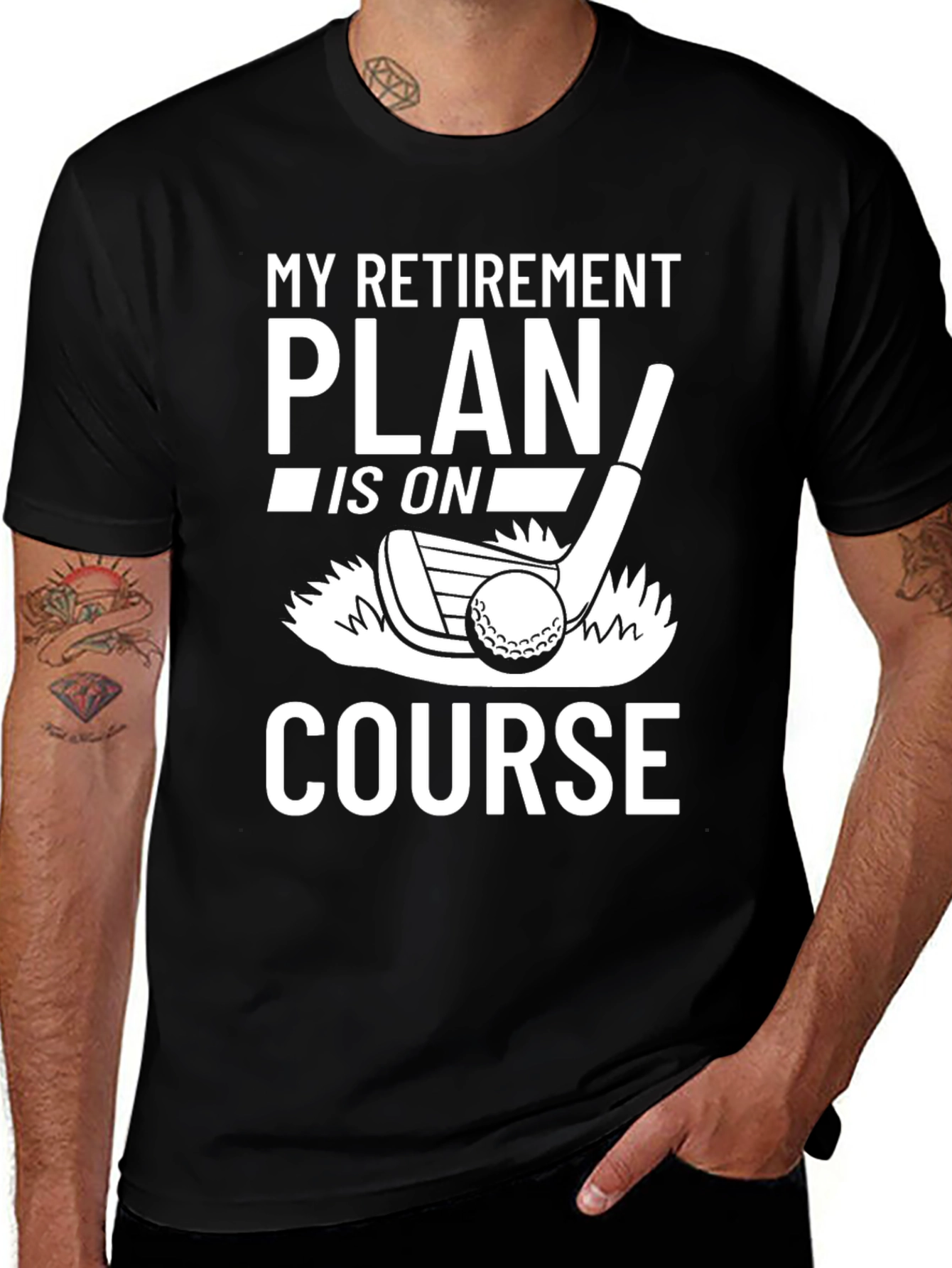 Variant 18 of Funny Golf Retirement Plan T-Shirt