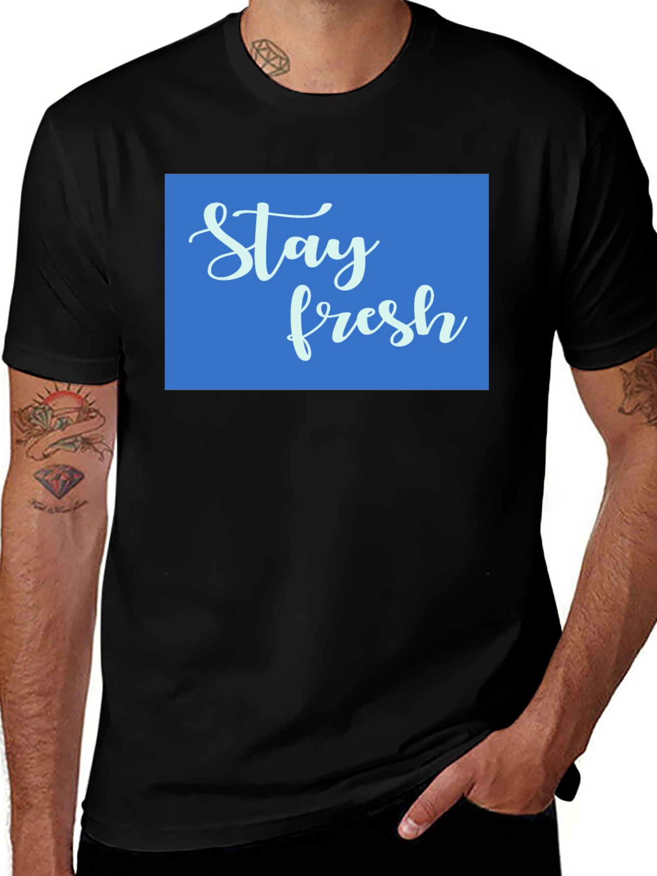 Variant 3 of Stay Fresh Graphic Tee - Cool Comfort Fit
