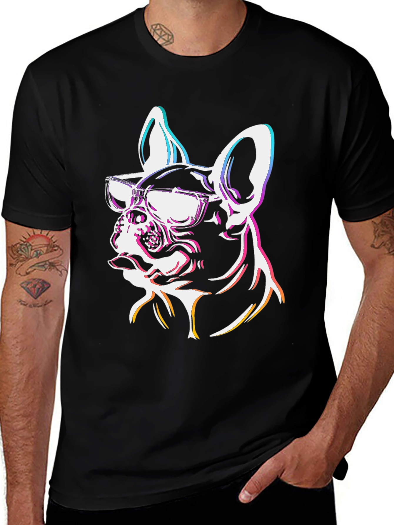 Variant 24 of Cool French Bulldog Graphic Tee
