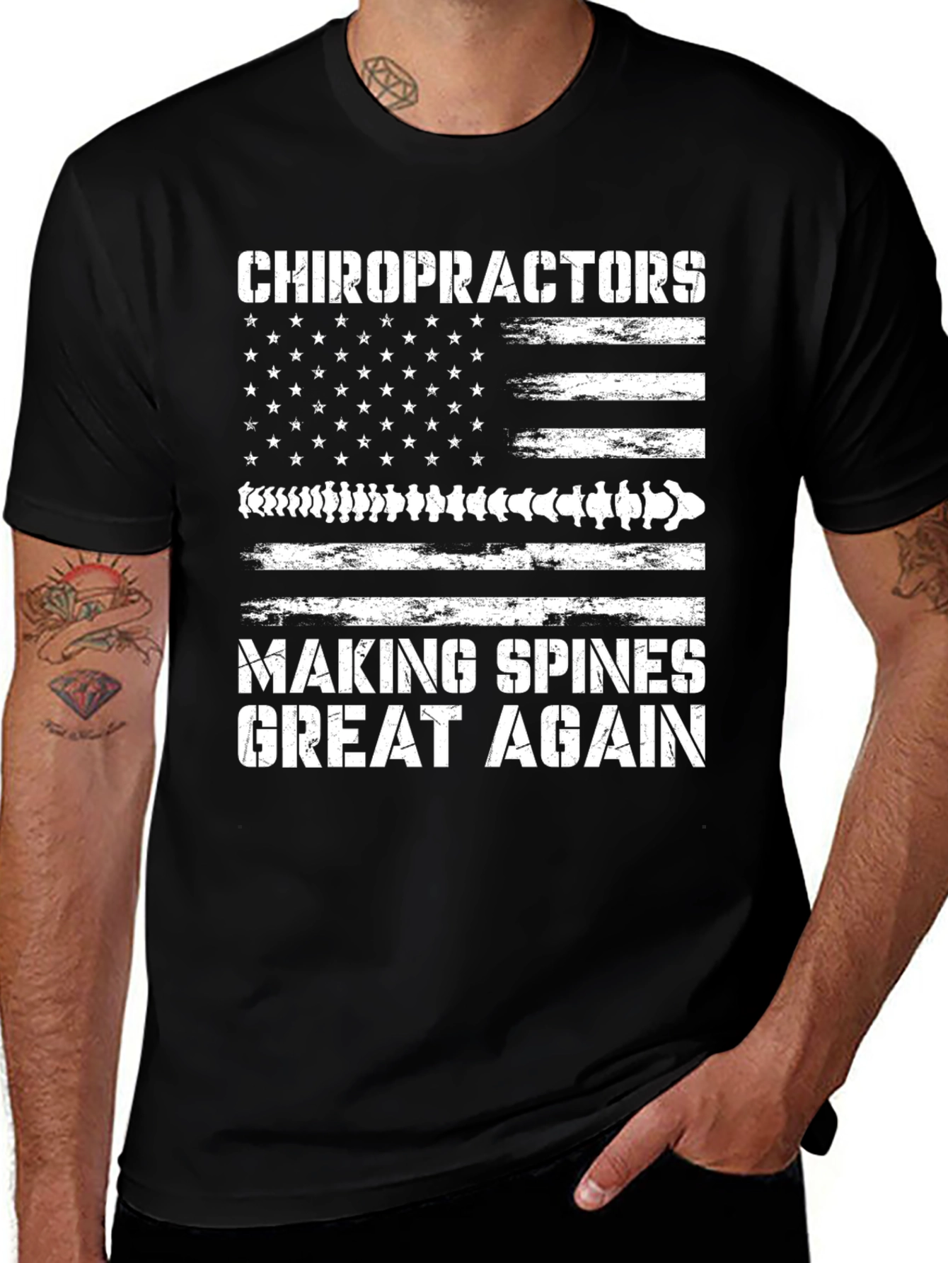 Variant 6 of Chiropractors Making Spines Great Again T-Shirt