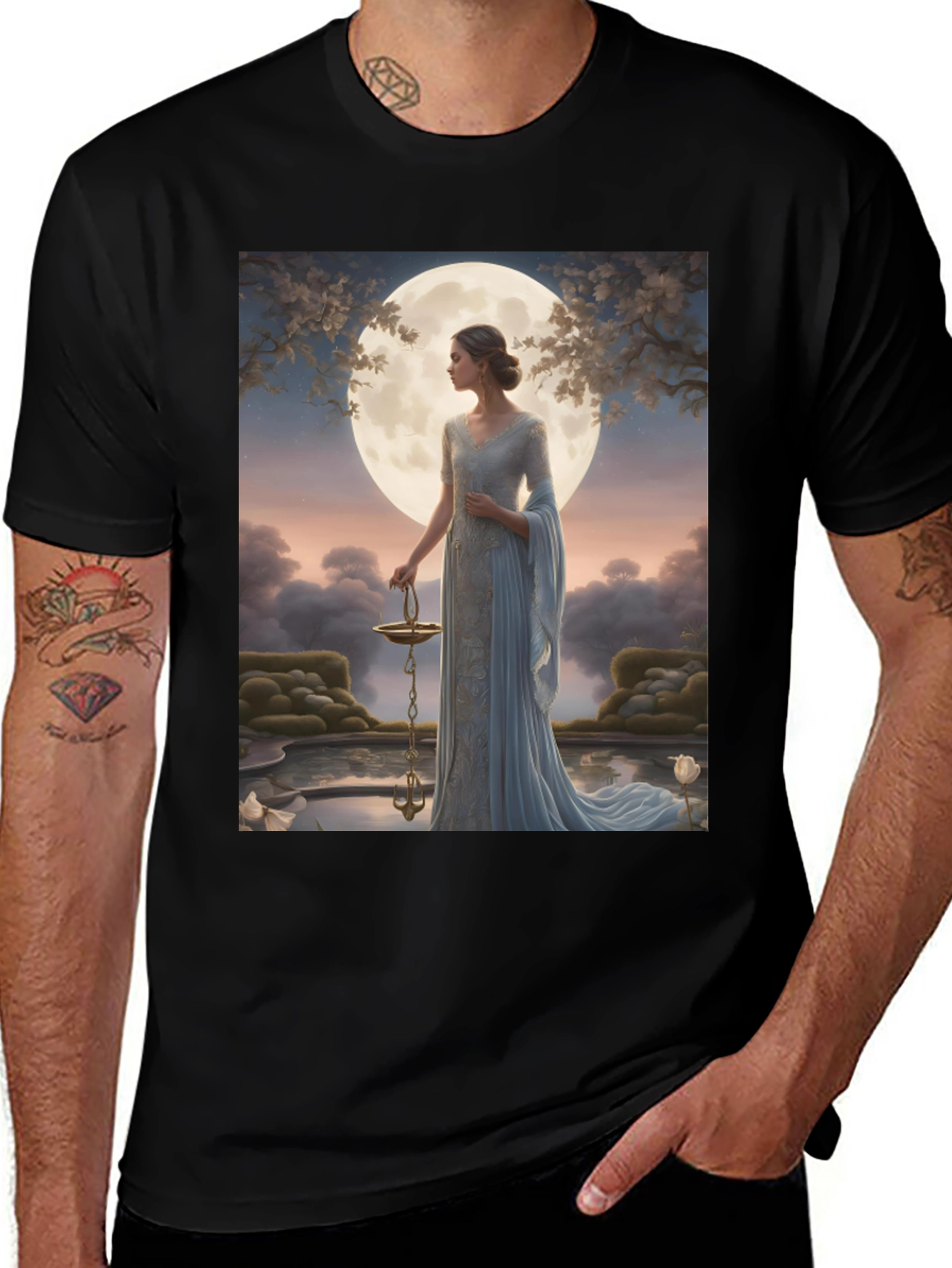Celestial Maiden Graphic T-Shirt