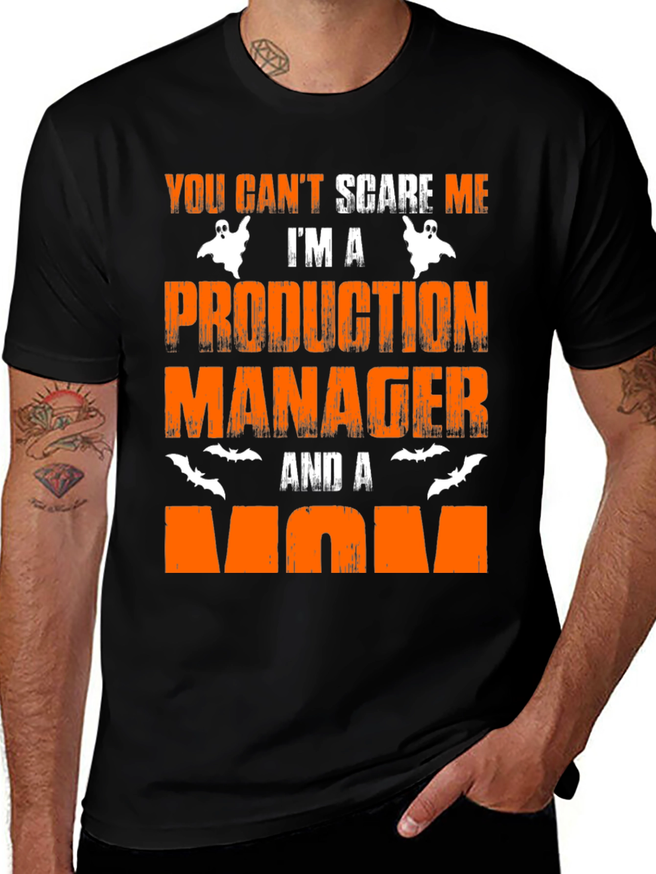 Variant 5 of Production Manager Mom Halloween T-Shirt