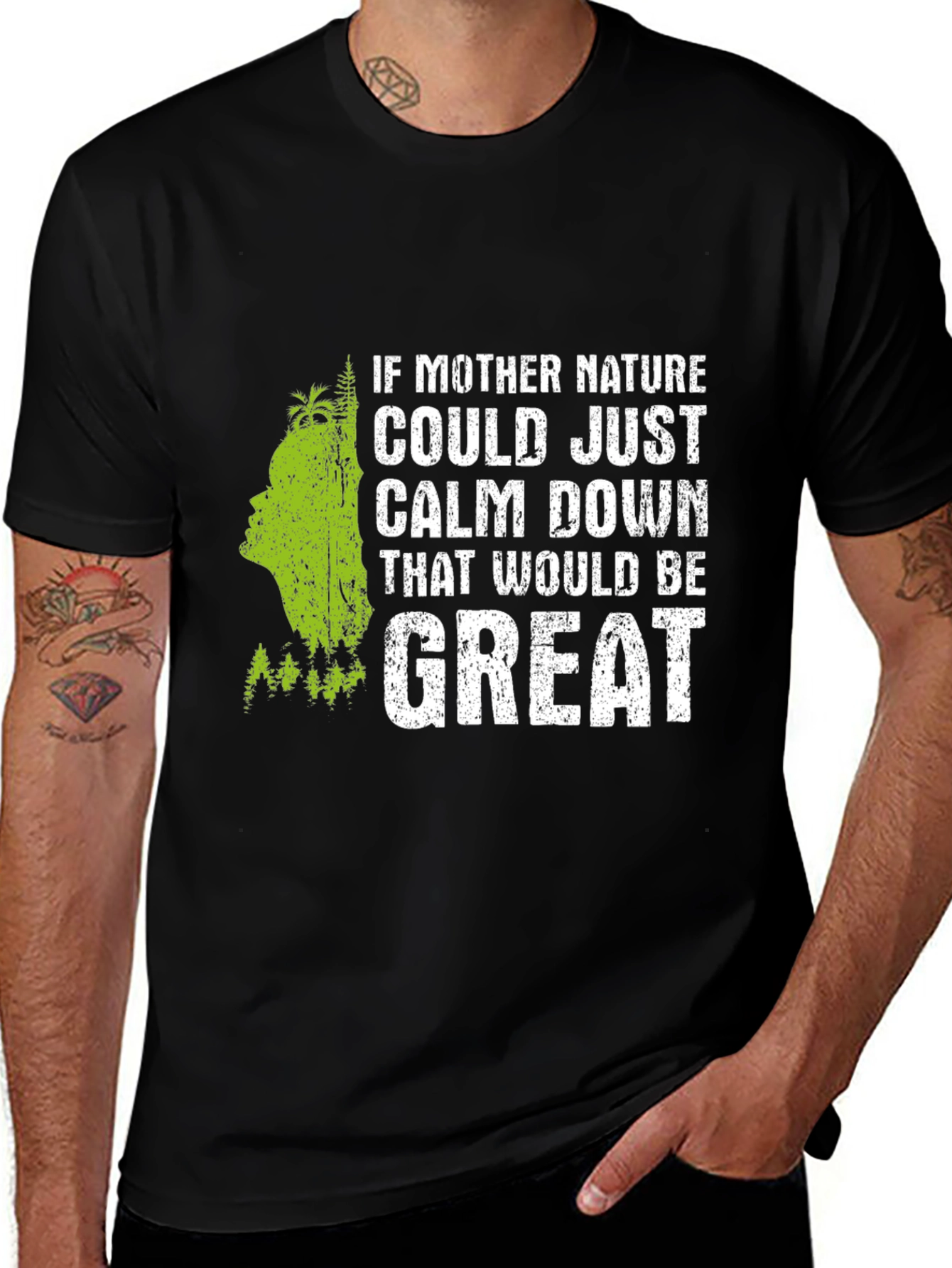Mother Nature Sarcastic Graphic Tee