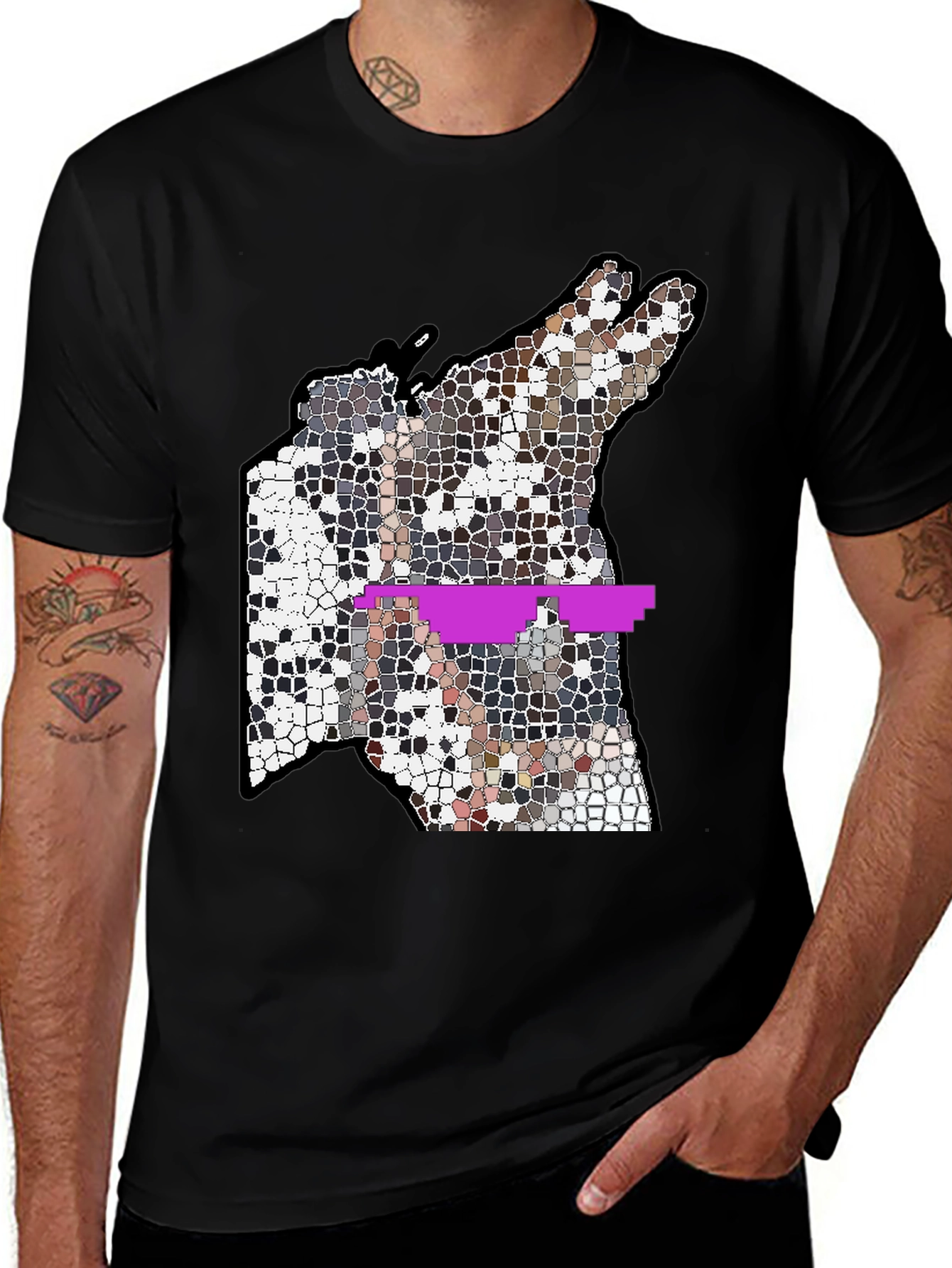 Variant 28 of Abstract Mosaic T-Shirt