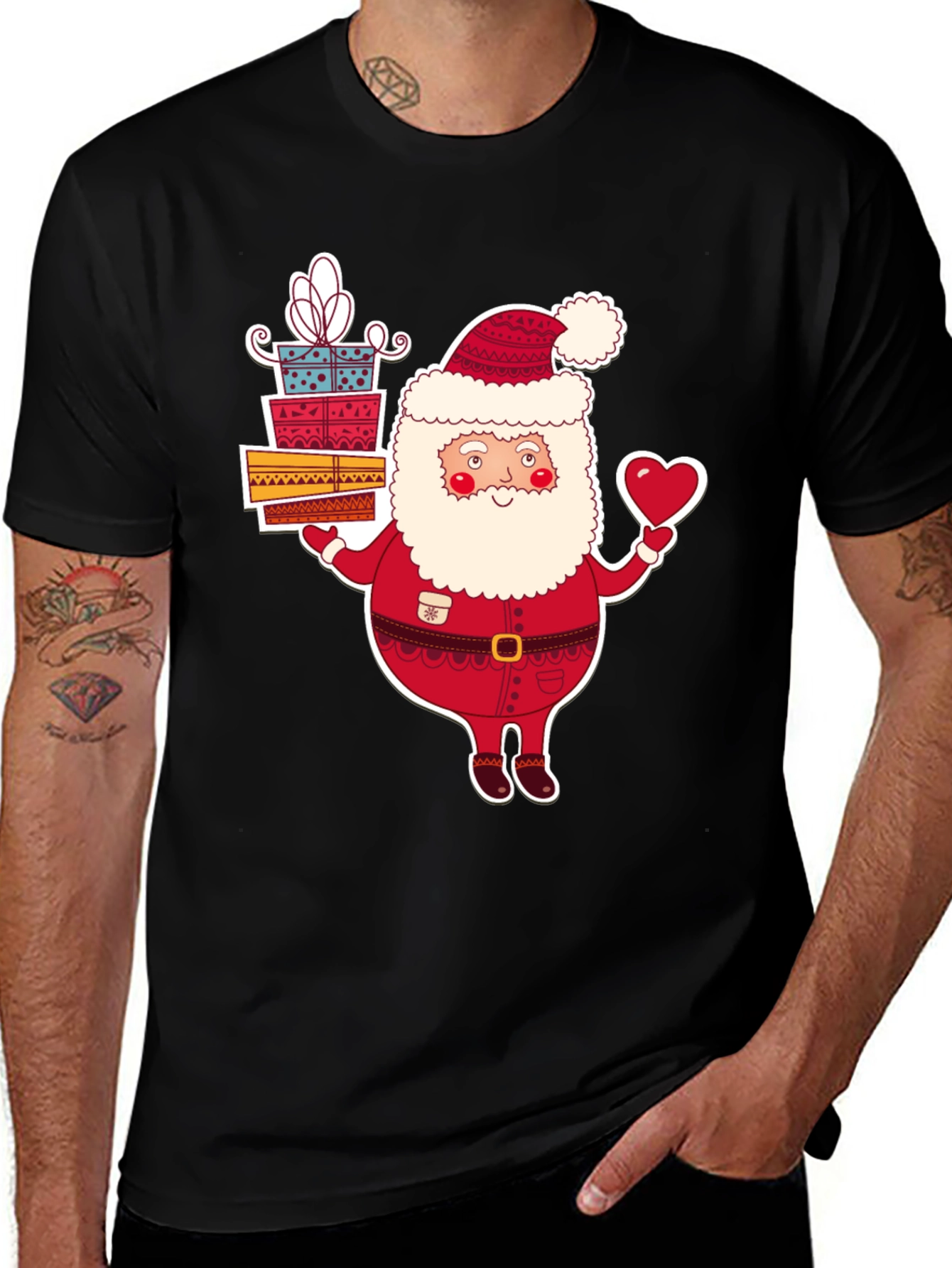 Festive Santa Claus T-Shirt