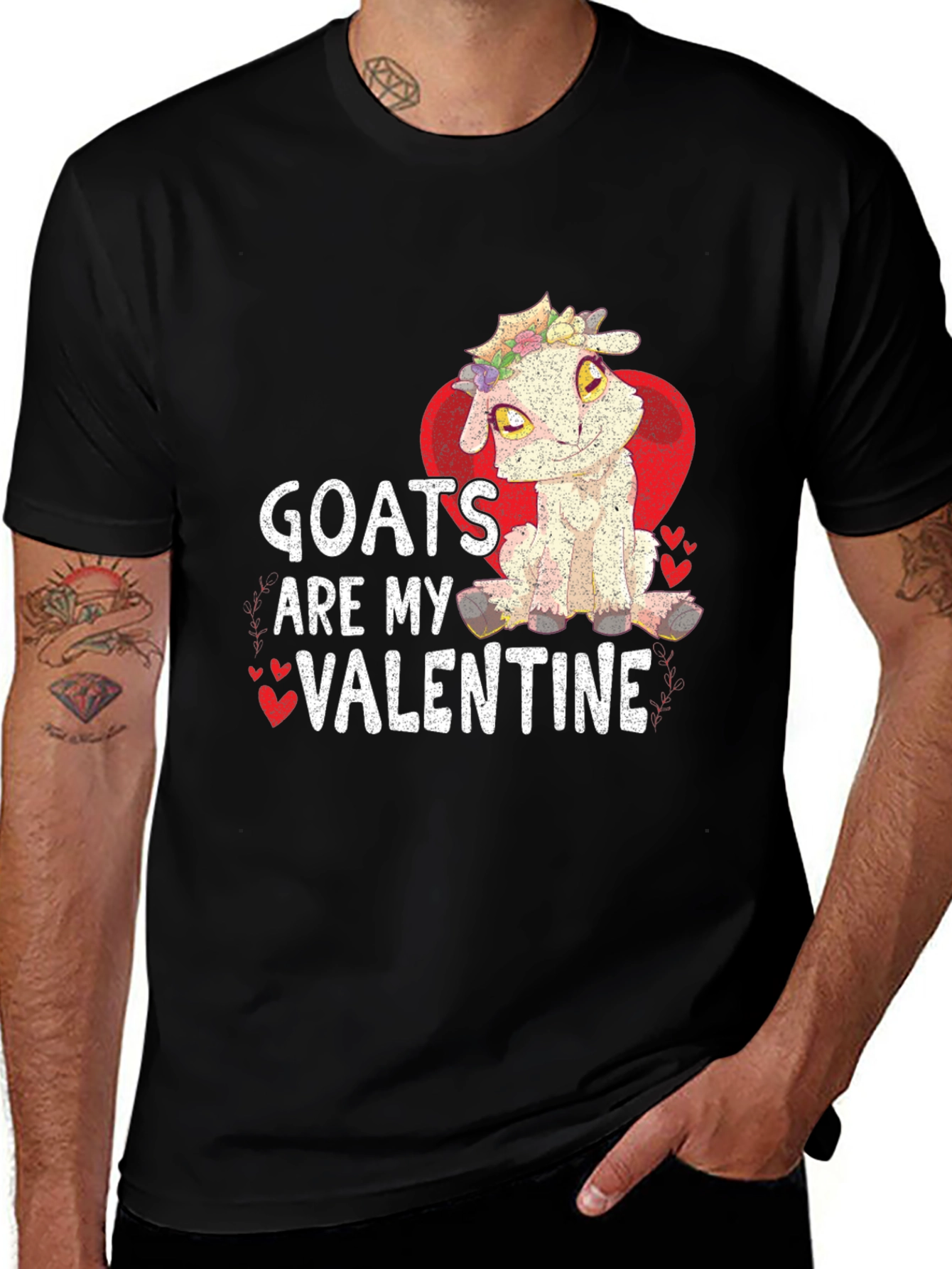 Variant 7 of Goats Are My Valentine T-Shirt
