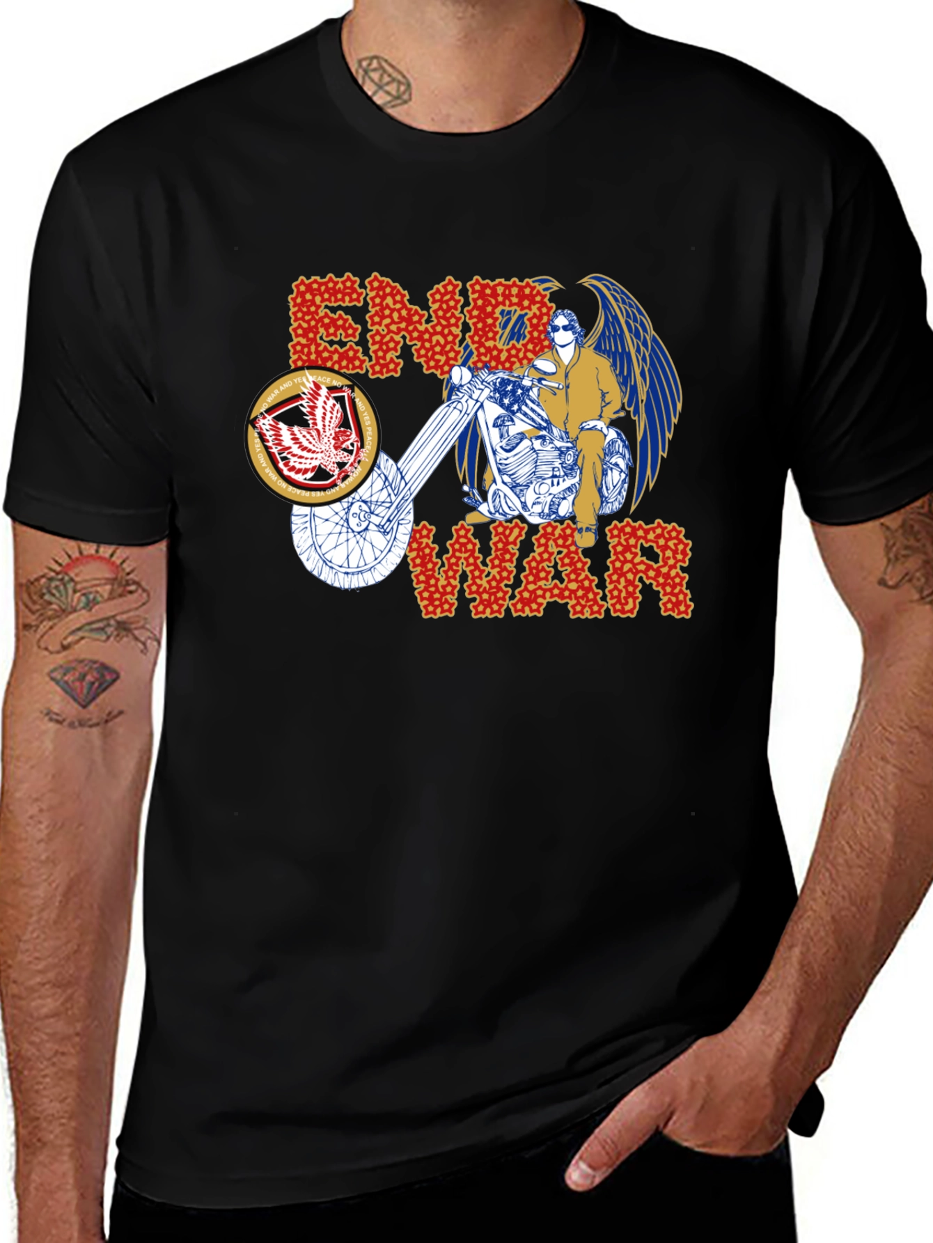 Variant 8 of End War Biker Graphic Tee