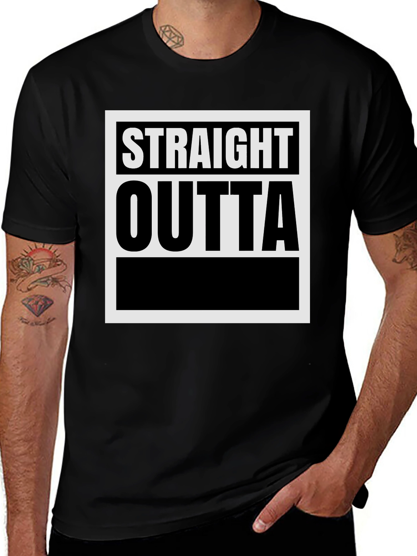 Variant 17 of Straight Outta T-Shirt - Classic Graphic Tee