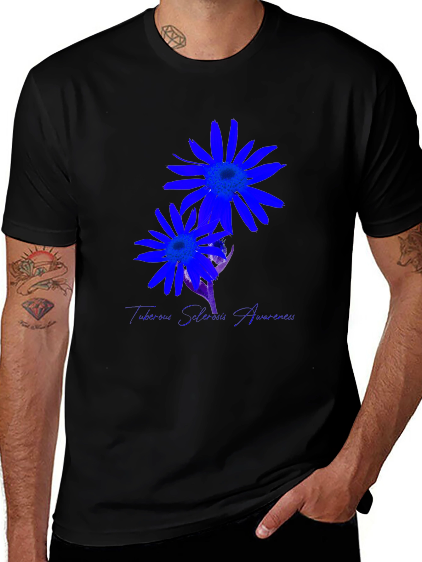 Blue Flower Awareness T-Shirt