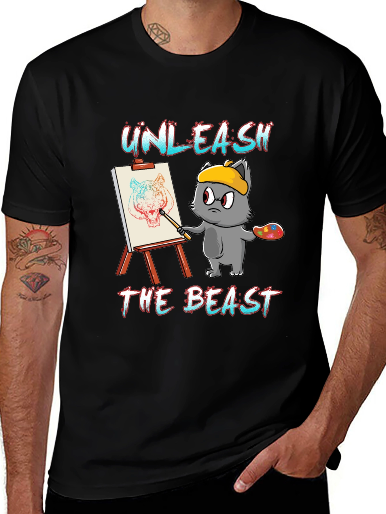 Variant 25 of Unleash the Beast Graphic T-Shirt