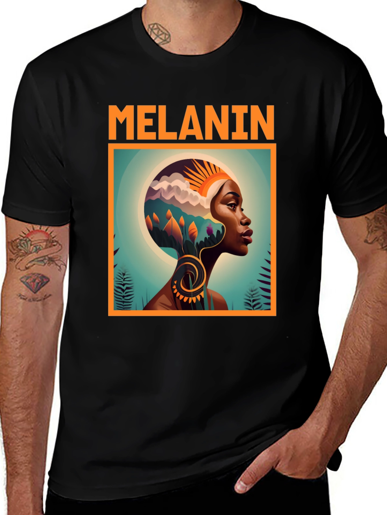 Melanin Graphic Tee - Black Pride