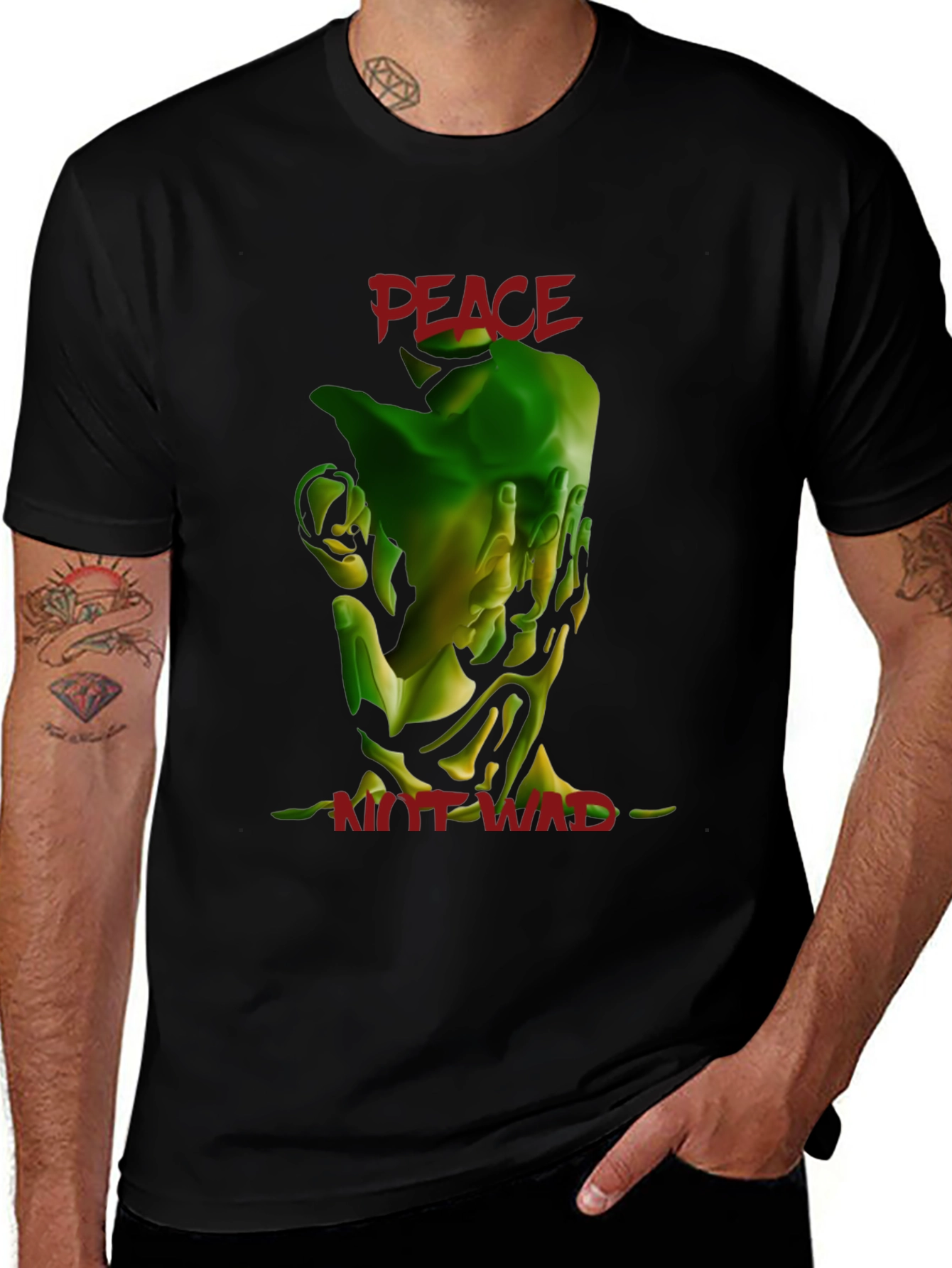 Variant 7 of Peace Not War Graphic T-Shirt