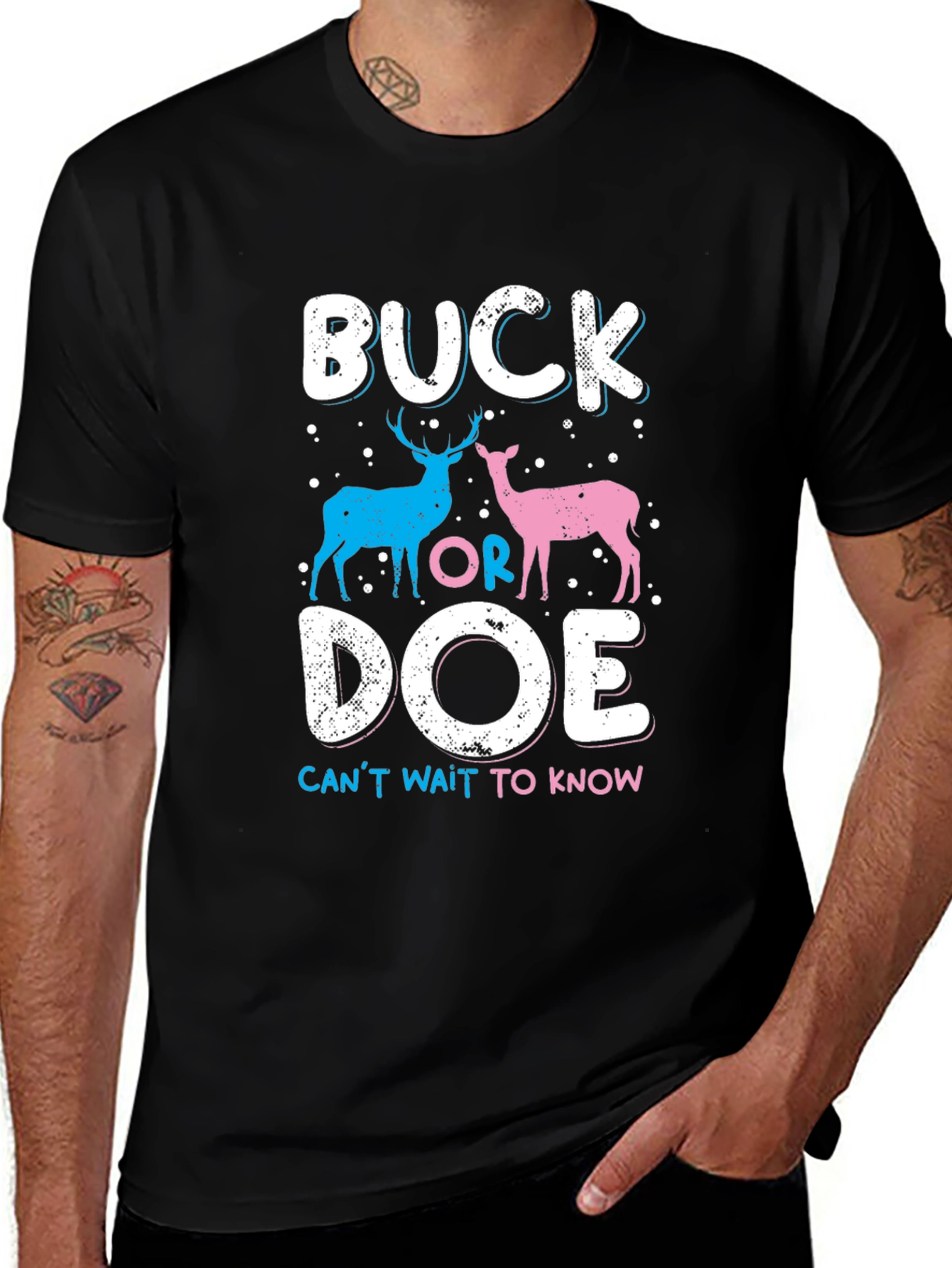 Variant 22 of Buck or Doe Gender Reveal T-Shirt