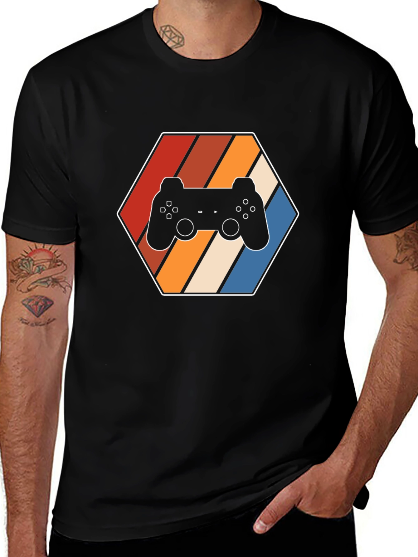 Variant 8 of Retro Gaming Controller T-Shirt - Classic Gamer Style
