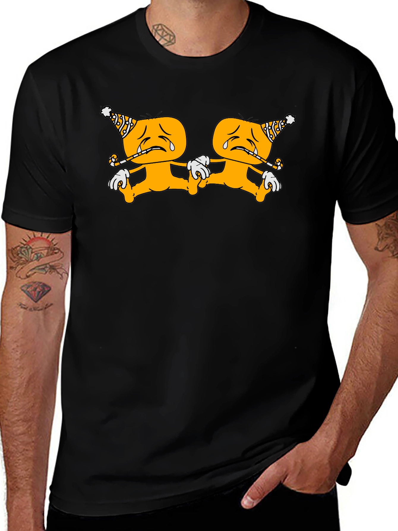 Variant 14 of Sad Party Emoji T-Shirt
