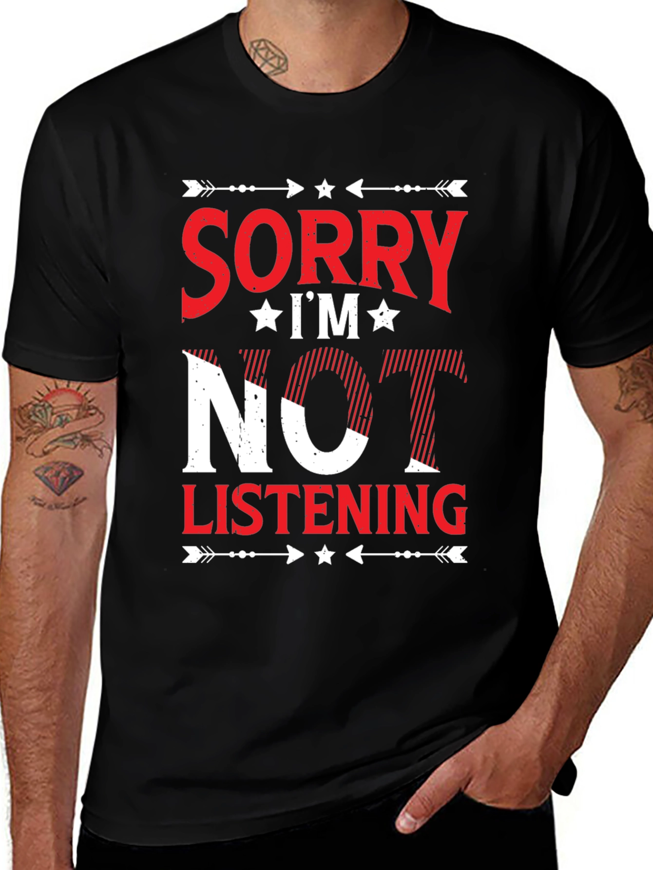 Variant 3 of Sorry I'm Not Listening Graphic Tee