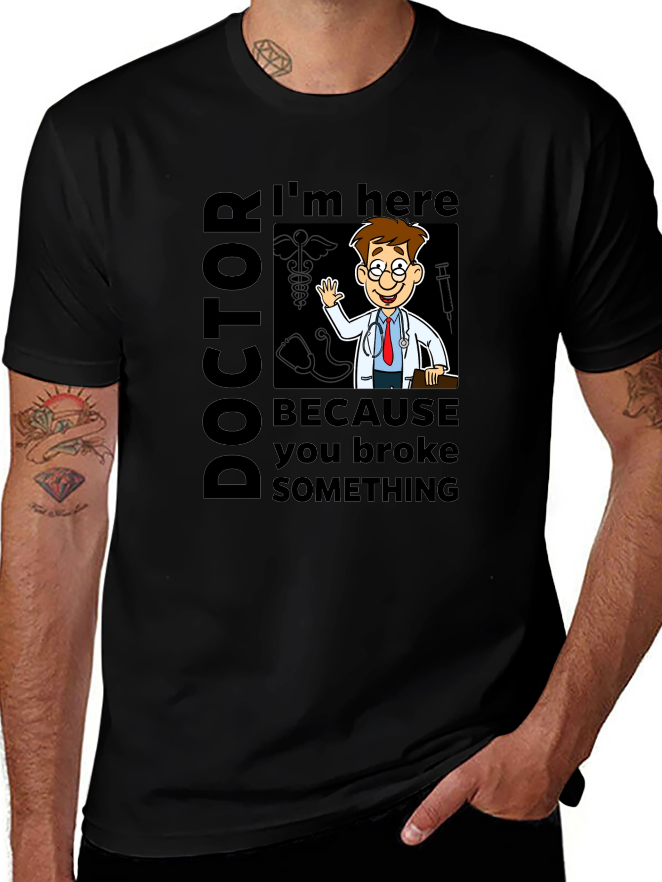Variant 21 of Doctor Cartoon Graphic Tee