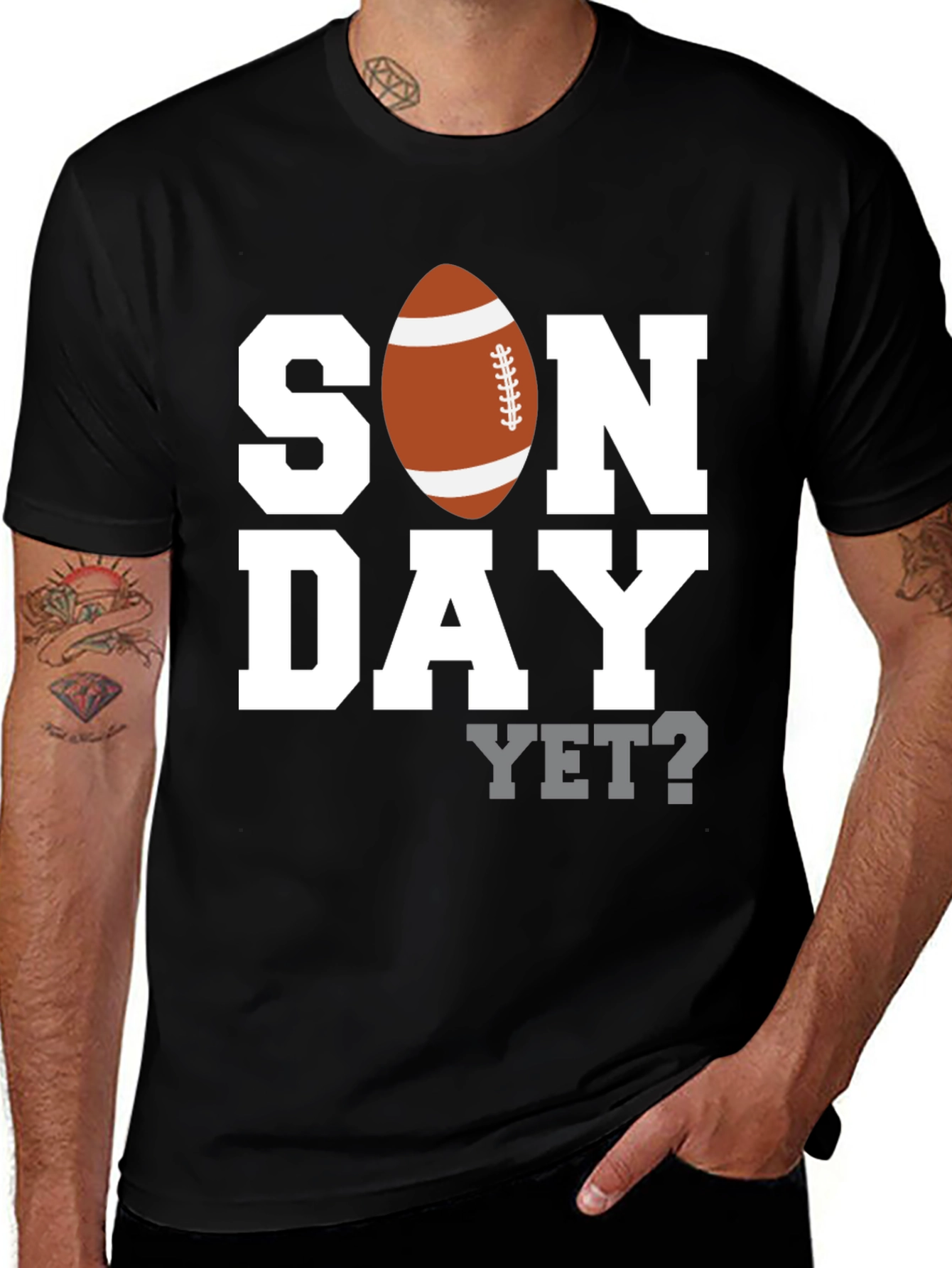 Variant 26 of Sunday Football T-Shirt - Are We There Yet?