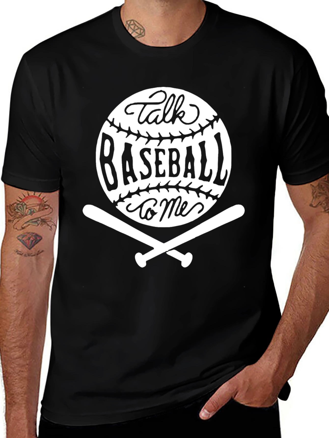 Variant 5 of Talk Baseball To Me Graphic Tee