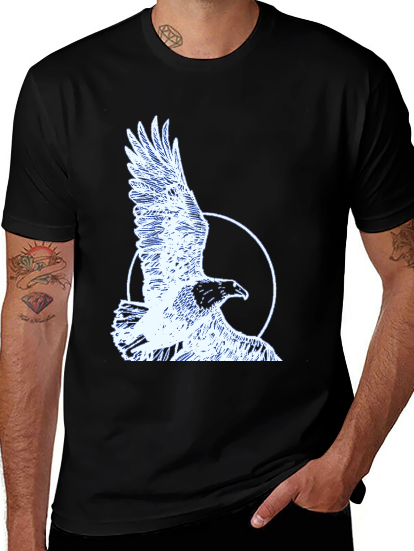 Variant 2 of Eagle Graphic Print Tee