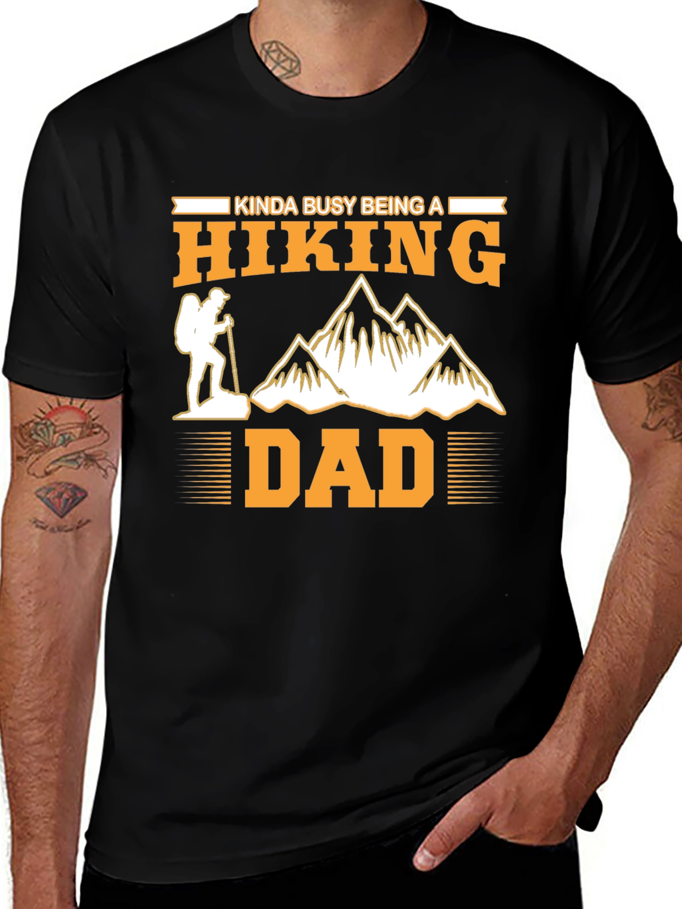 Hiking Dad Graphic T-Shirt