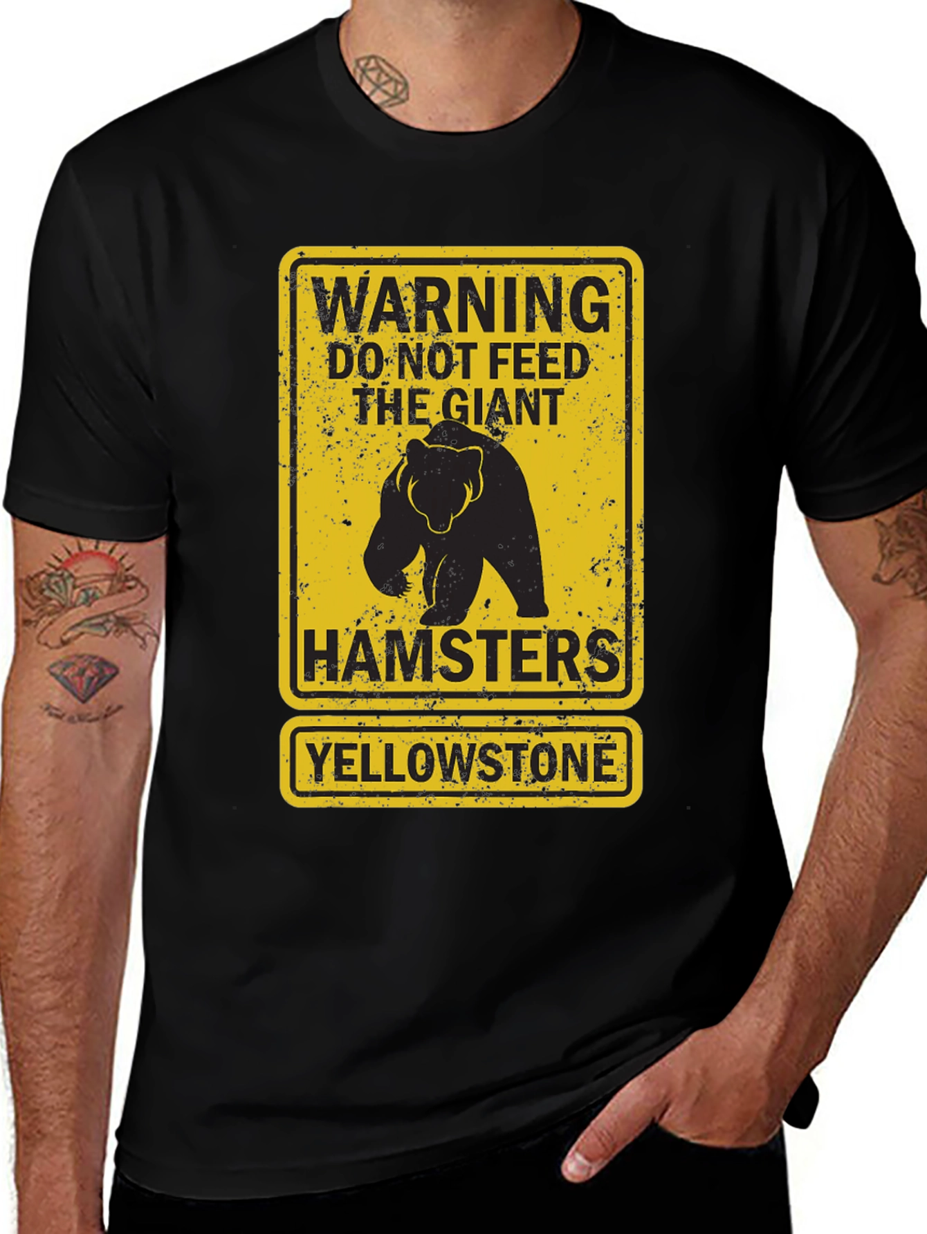 Warning Giant Hamsters Yellowstone T-Shirt