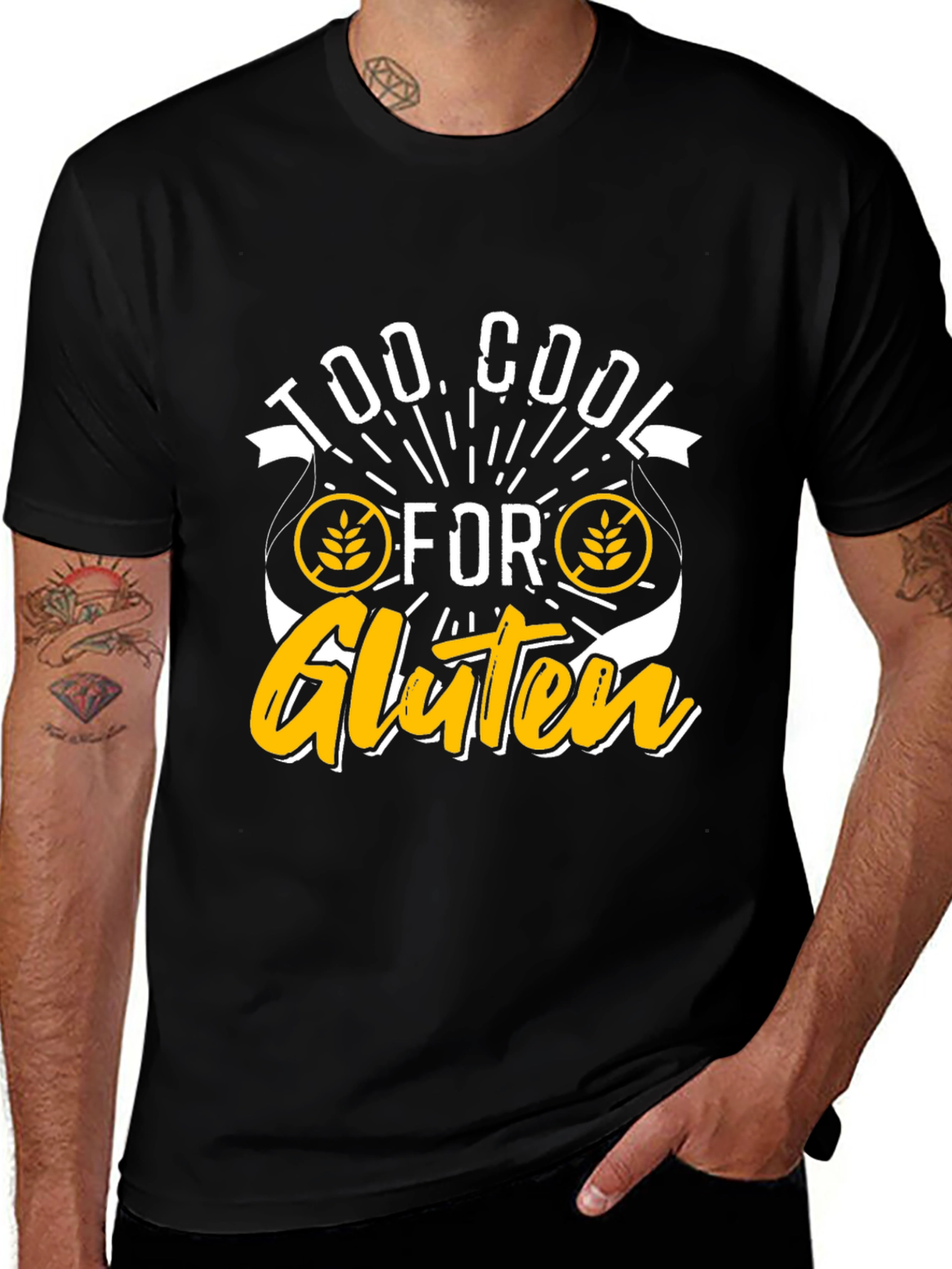 Variant 19 of Too Cool for Gluten Graphic Tee