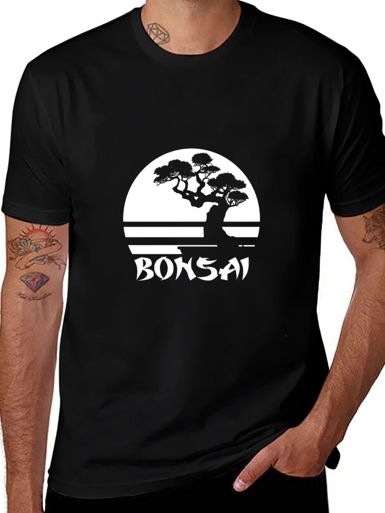 Bonsai Tree Graphic T-Shirt - Stylish & Comfortable