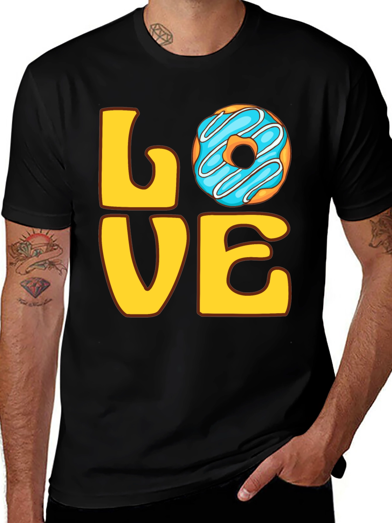 Variant 15 of Love Donut T-Shirt - Stylish Graphic Tee