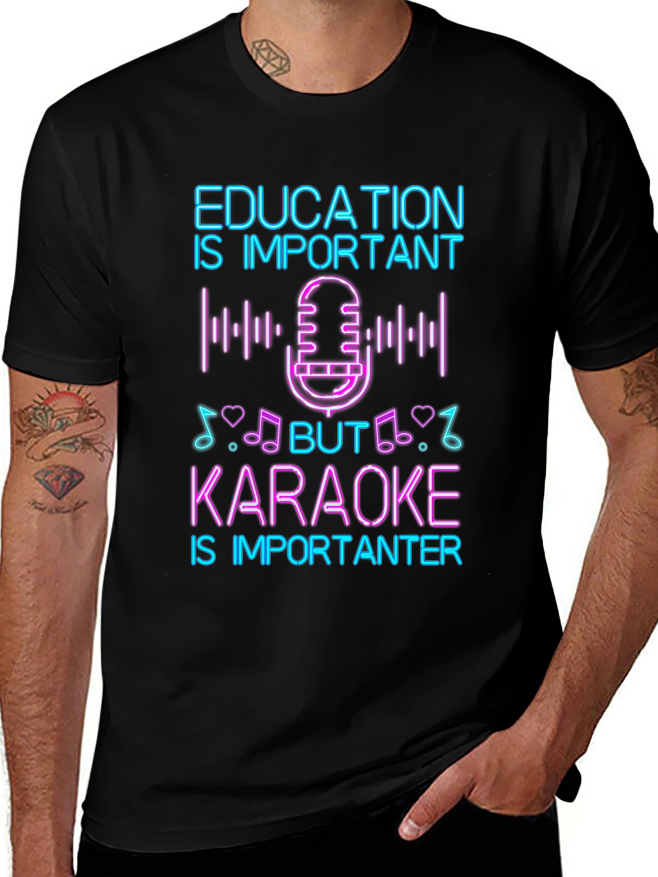 Variant 11 of Education vs Karaoke T-Shirt