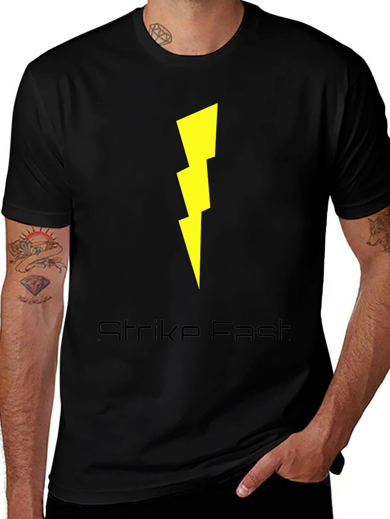 Variant 16 of Strike Fast Graphic T-Shirt - Black