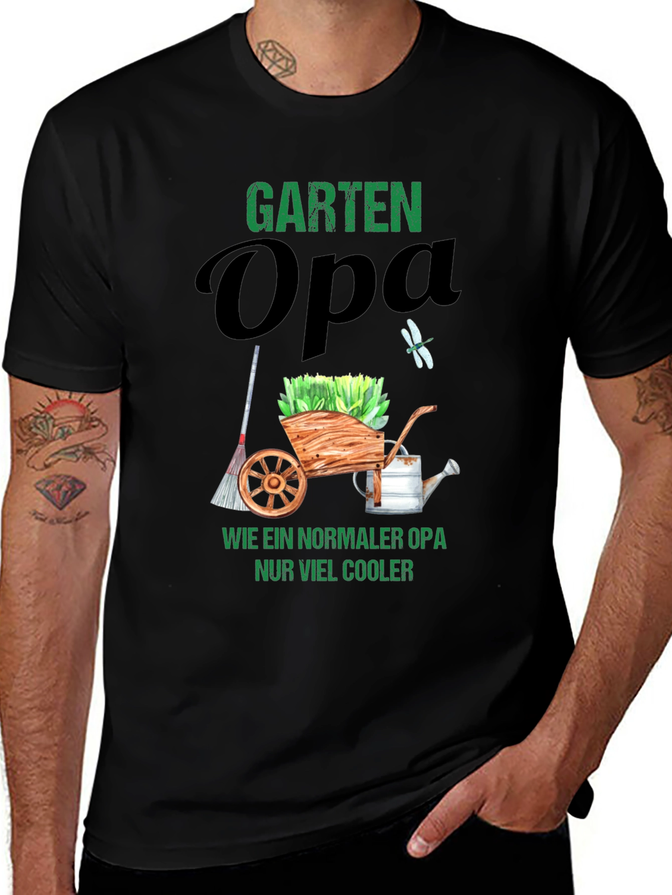 Garten Opa T-Shirt - Cool Grandpa Gardener Tee