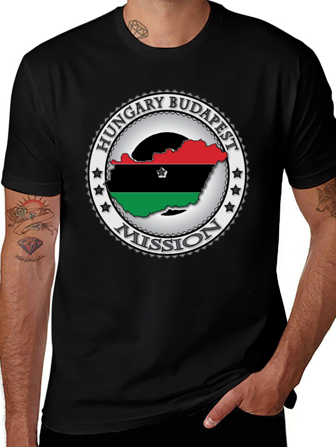 Hungary Budapest Mission Graphic T-Shirt