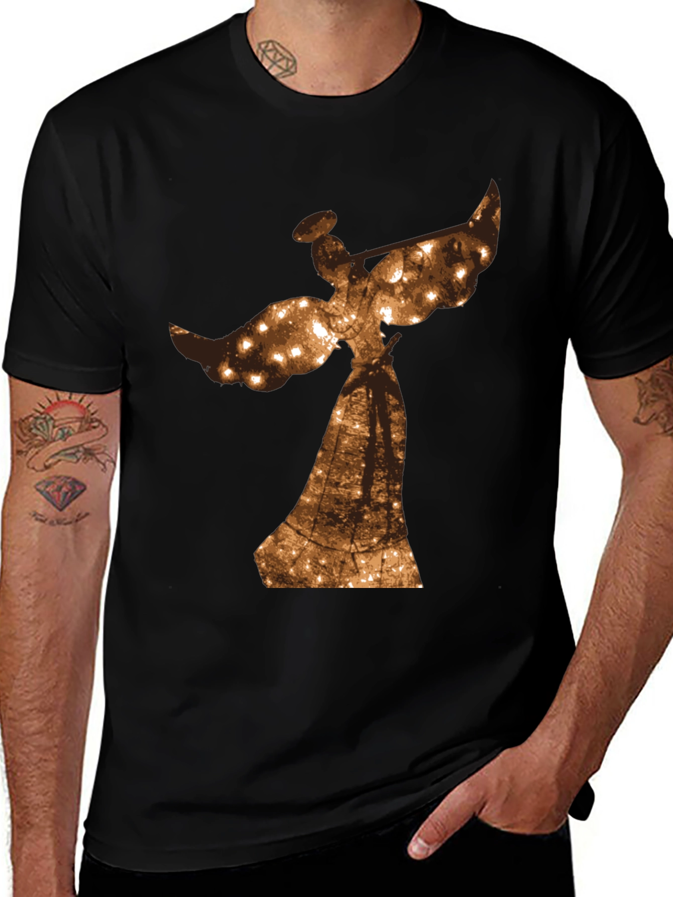 Variant 23 of Angel Lights T-Shirt - Holiday Cheer