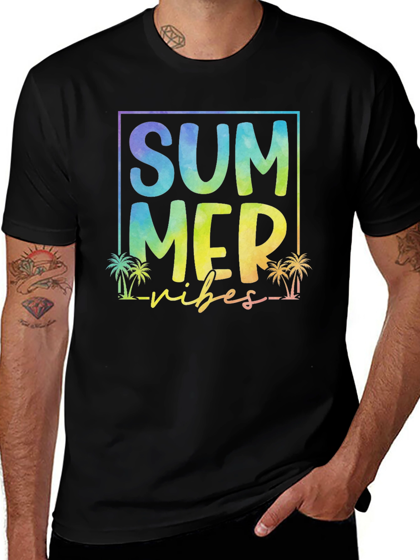 Variant 20 of Summer Vibes Graphic T-Shirt - Casual Comfort